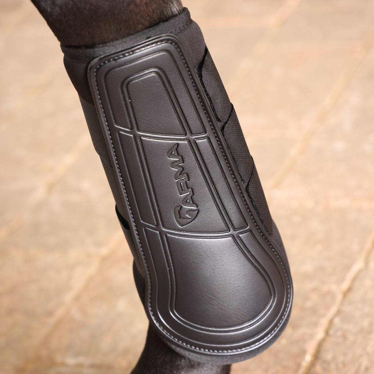 Shires ARMA Contour Pro Brushing Boots #colour_black