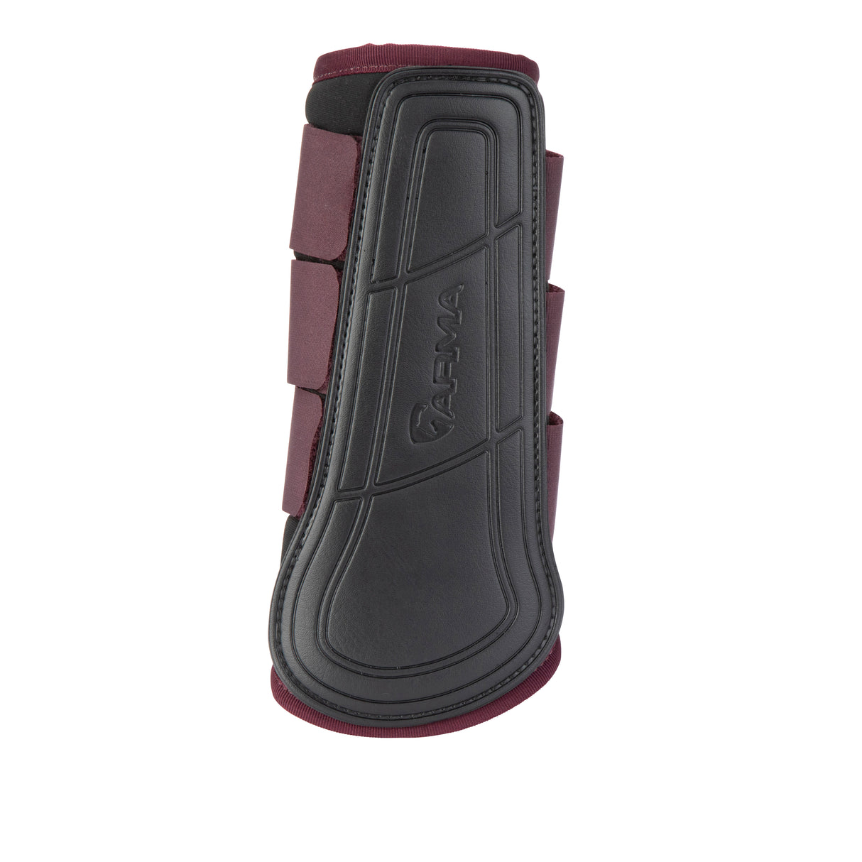 Shires ARMA Contour Pro Brushing Boots #colour_black-cherry