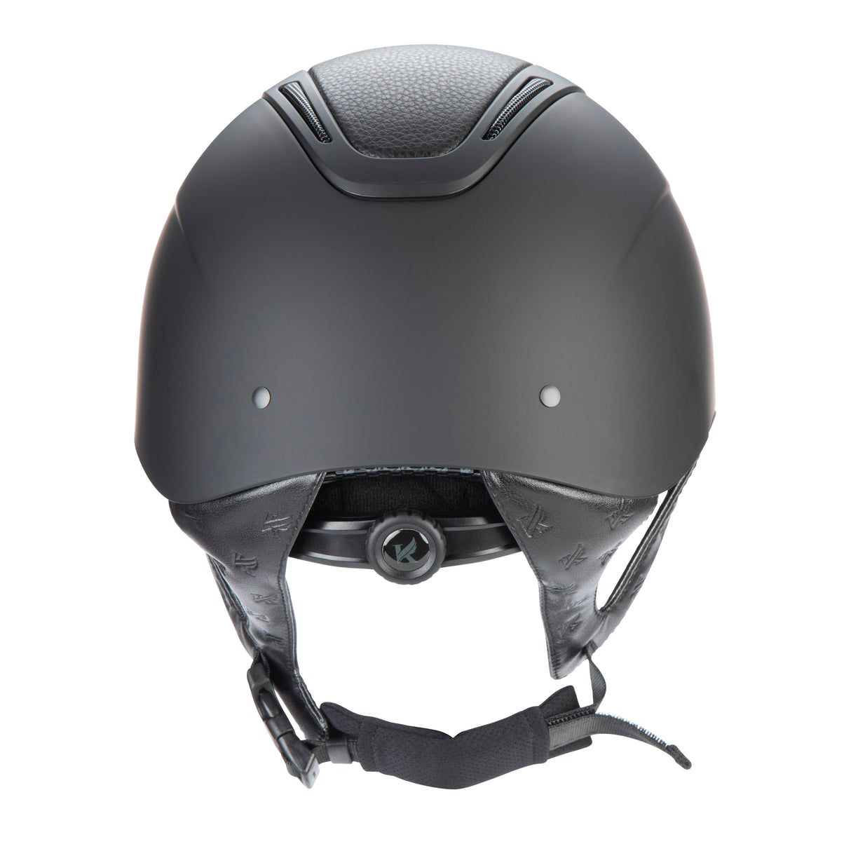 Shires Karben Amity Leather Riding Hat #colour_black