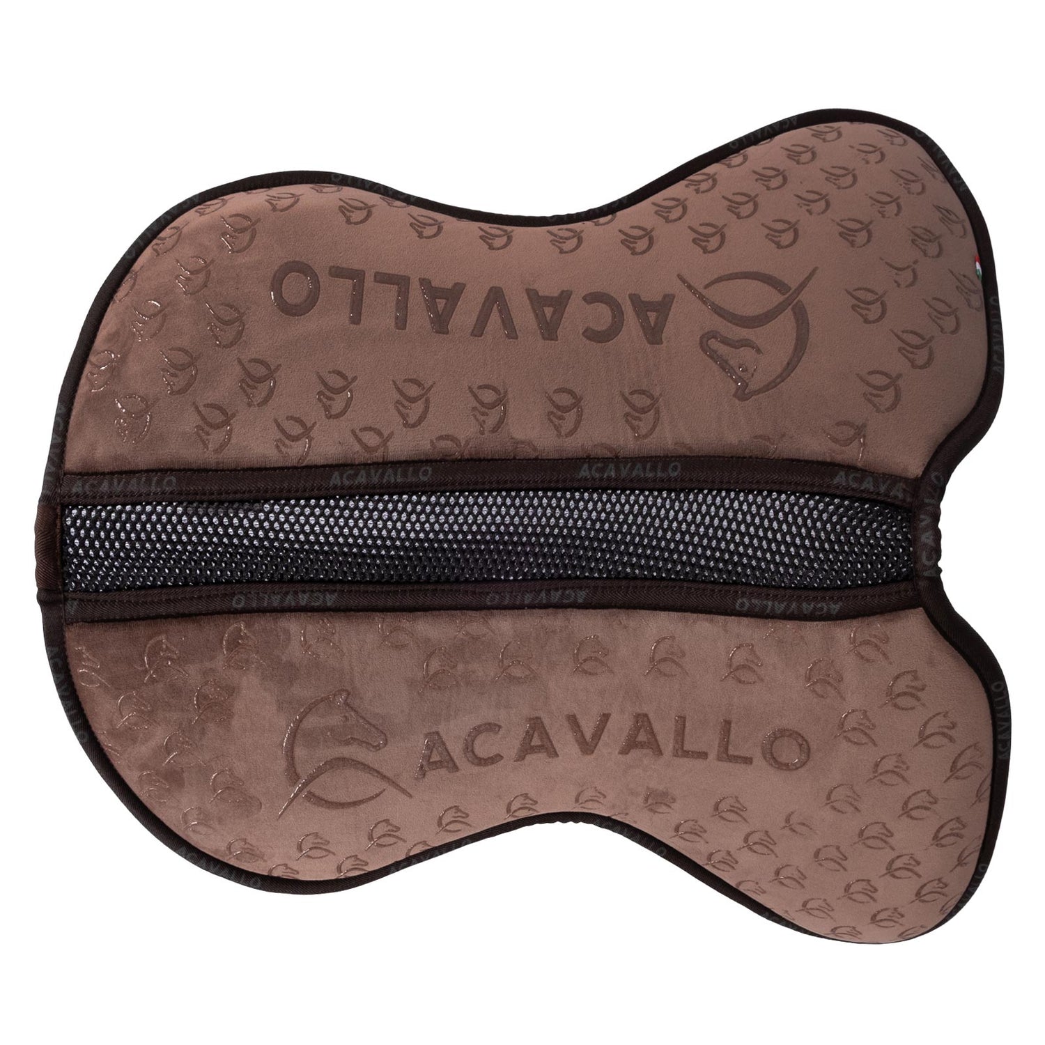Acavallo Mf Jccs Sw-3Ds Louvre Grip Silicone Flat Compensator Short 45X18 cm #colour_brown