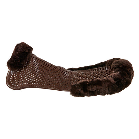 Acavallo Gel Ns-S Classic-S Cut-Out Rear Riser #colour_brown-brown