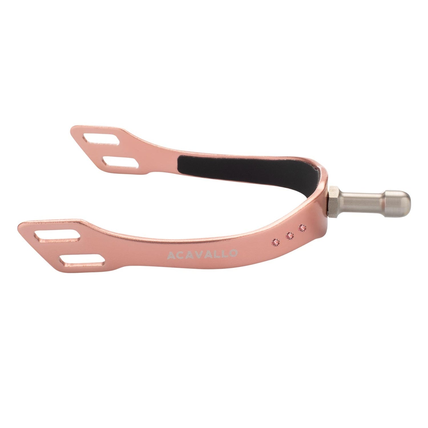 Acavallo Arena Aluplus 2.0 Spurs With Rhinestones #colour_pink