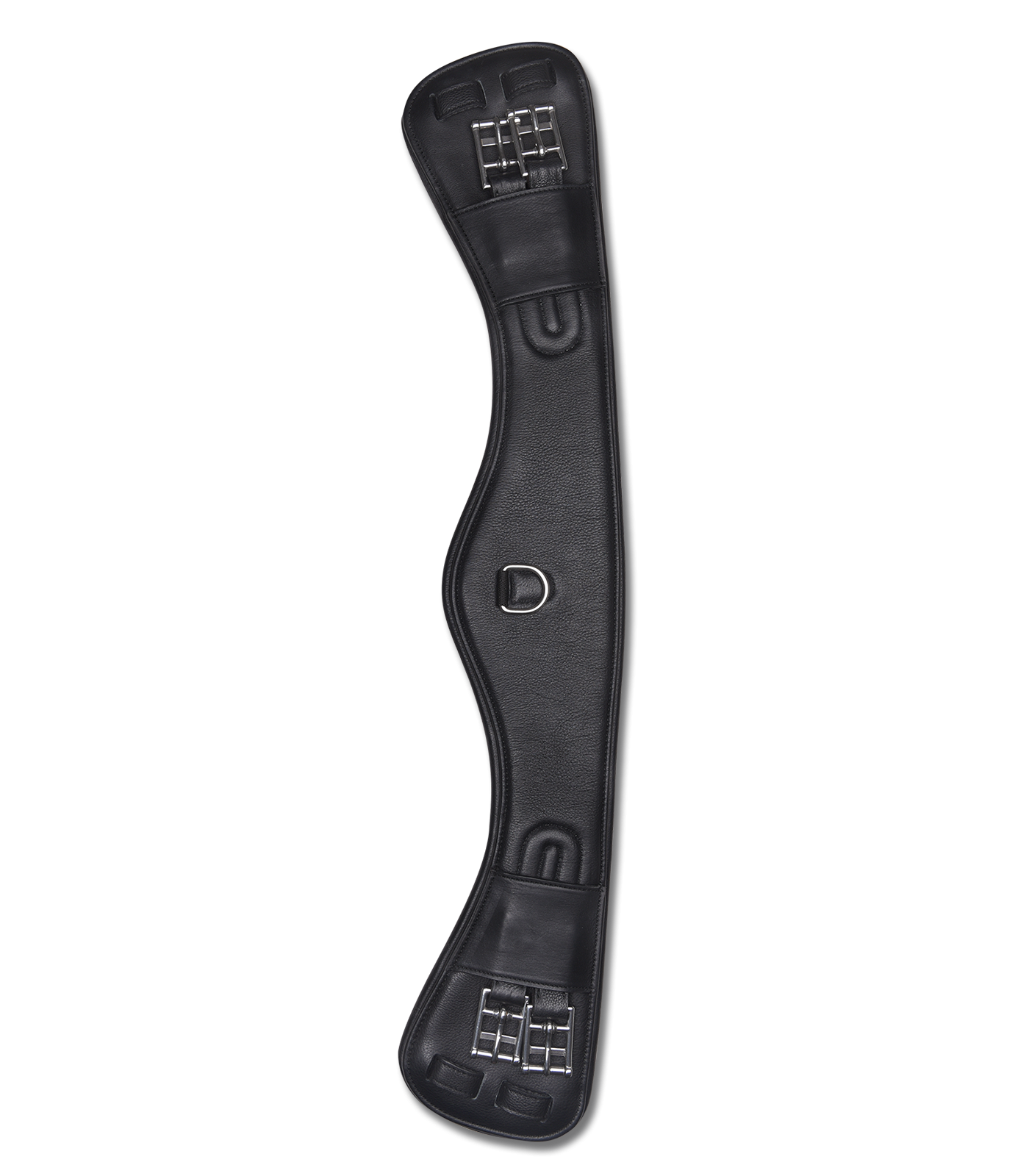 Waldhausen Short Contour Leather Girth #colour_black
