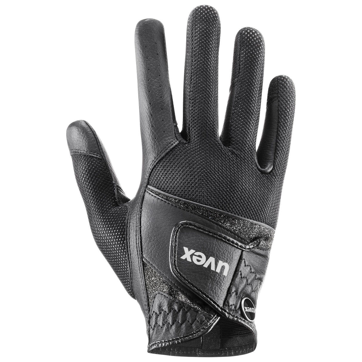Uvex Sumair Glamour Riding Gloves #colour_black-black