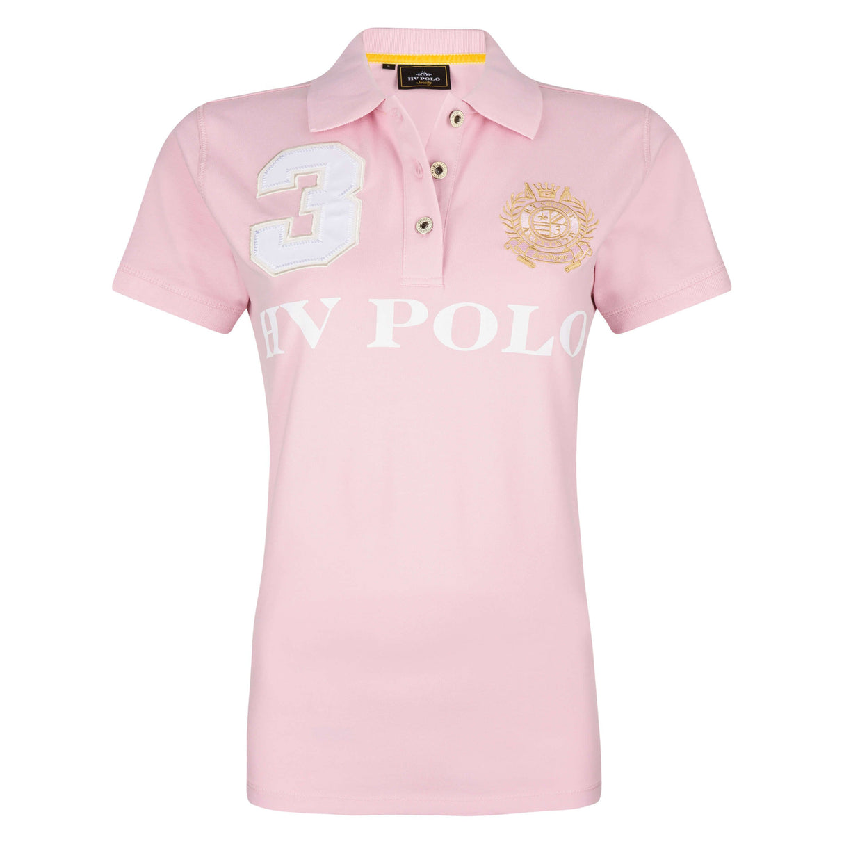 HV Polo Favouritas EQ Short Sleeve Polo Shirt - Pink #colour_pink