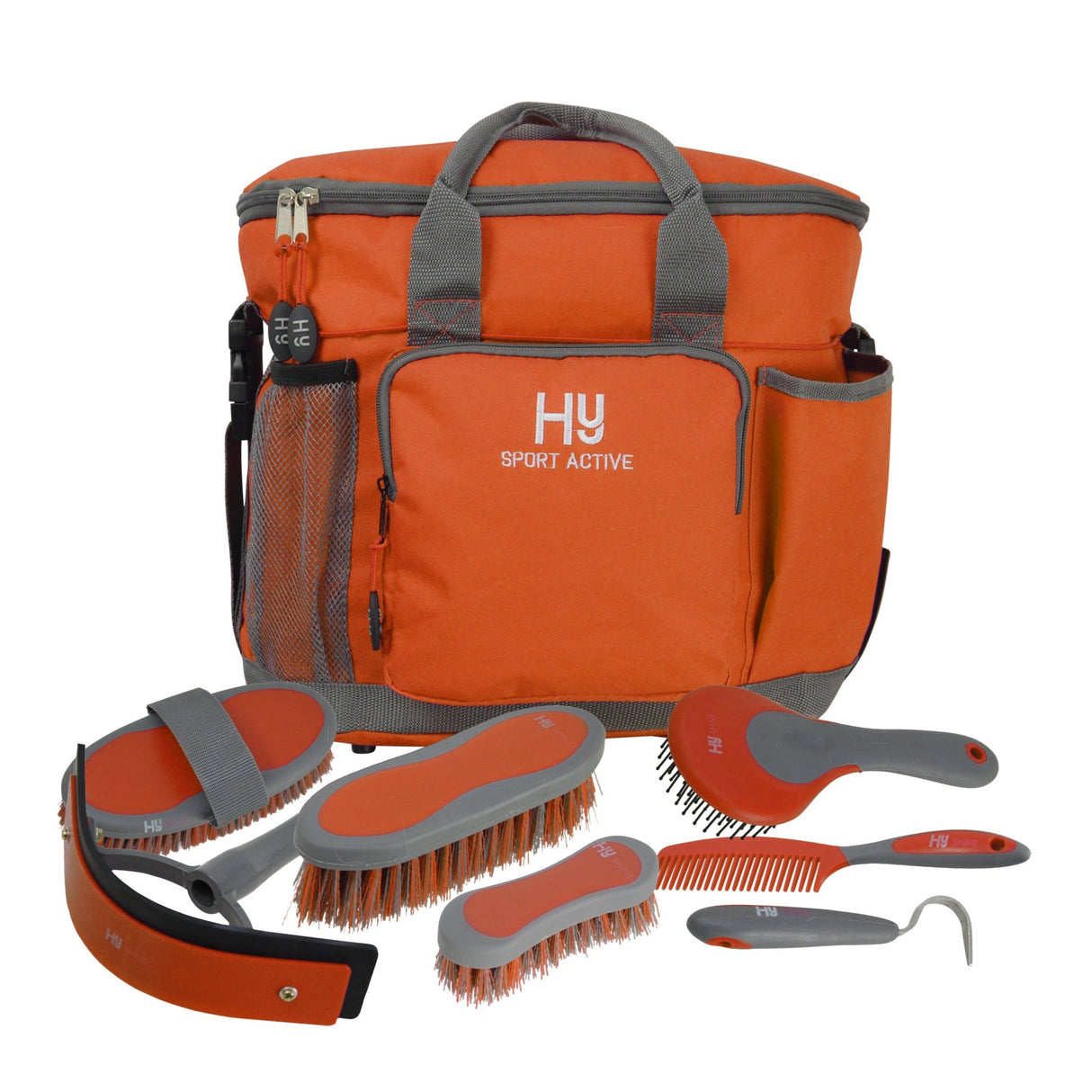 Hy Sport Active Complete Grooming Bag #colour_terracotta-orange