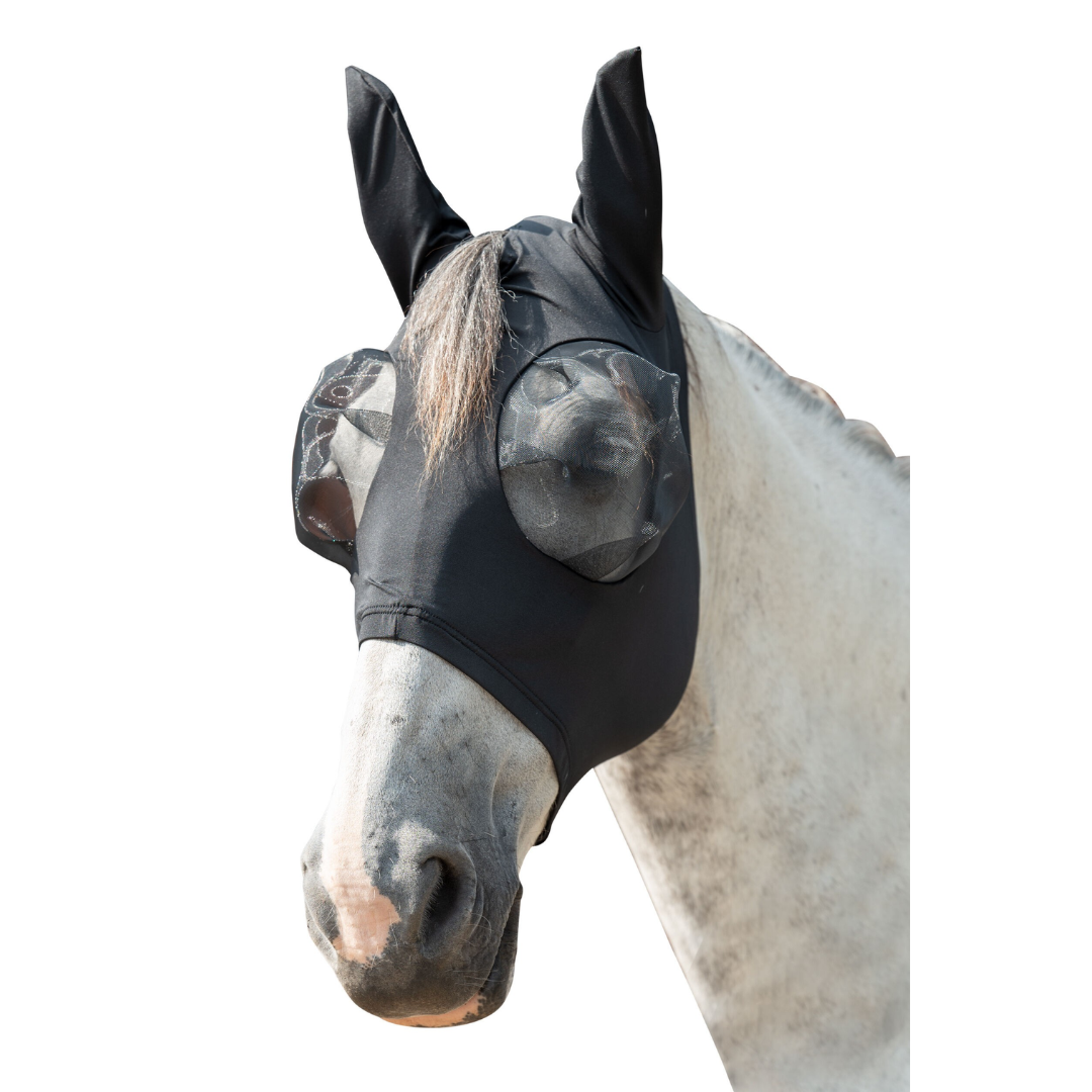 HKM Anti-Fly Mask -Elastic- #colour_black