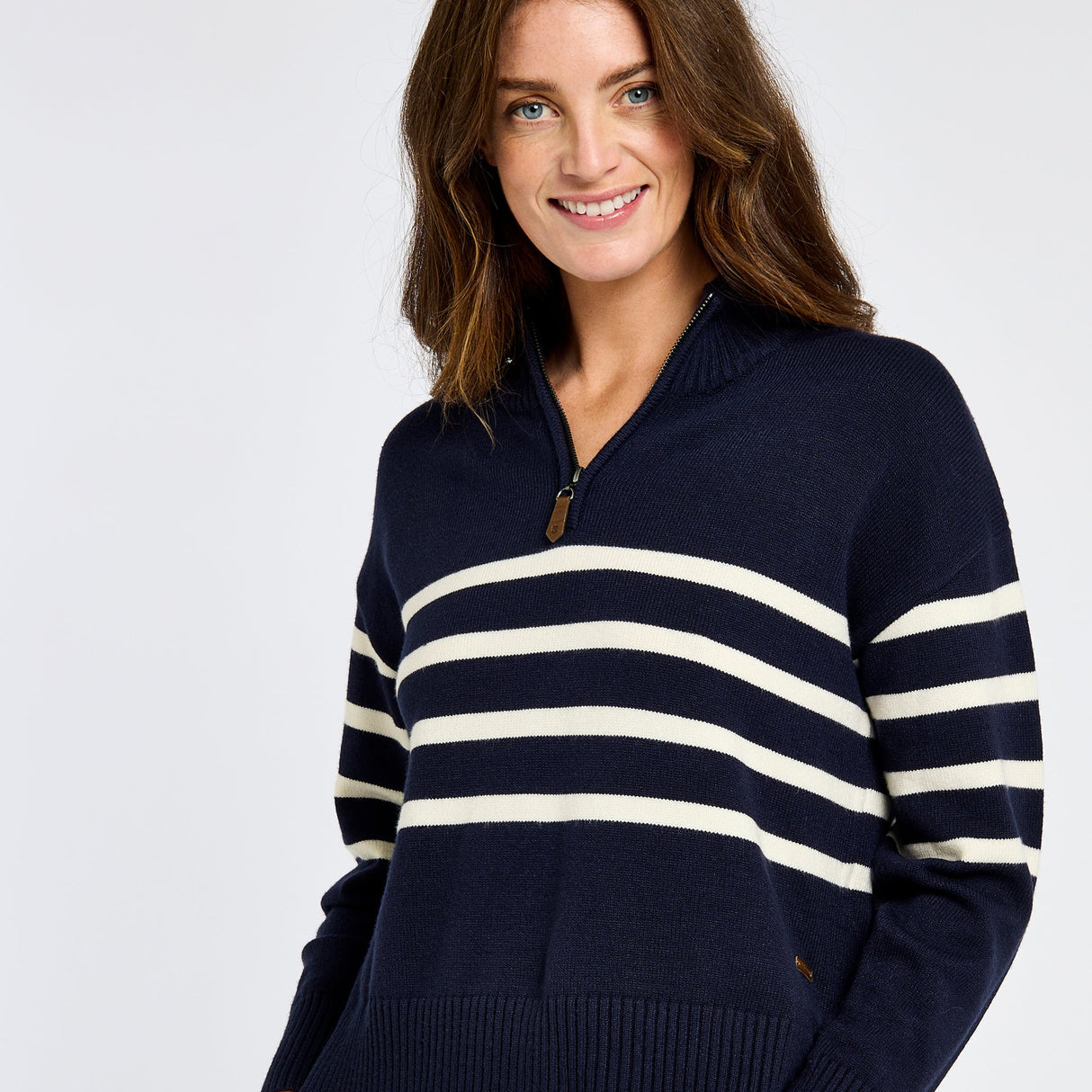 Dubarry Womens Fonthill Knitted Jumper #colour_navy