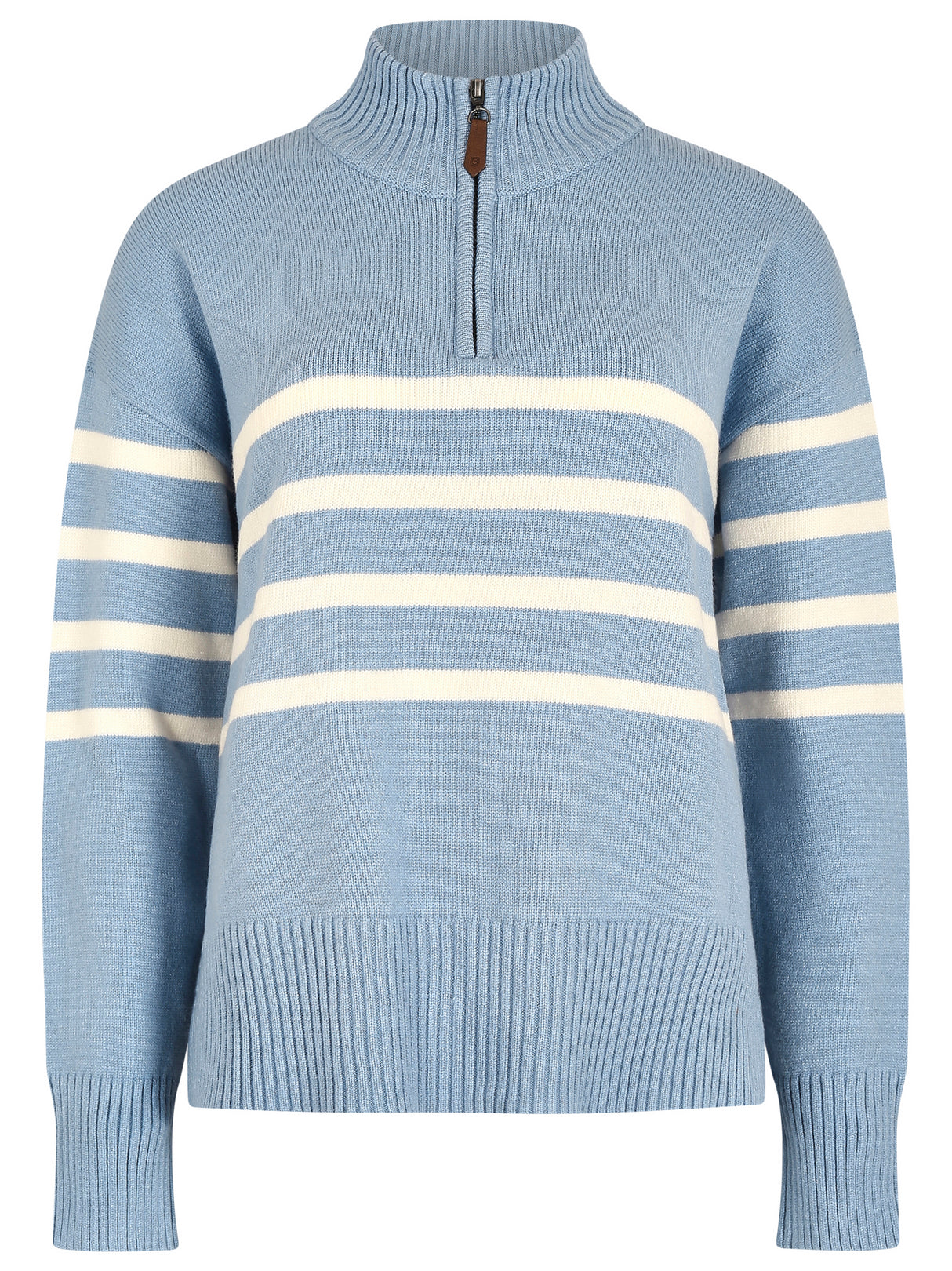 Dubarry Womens Fonthill Knitted Jumper #colour_dusty-blue