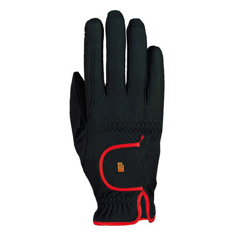 Roeckl Lona Riding Gloves #colour_black-red