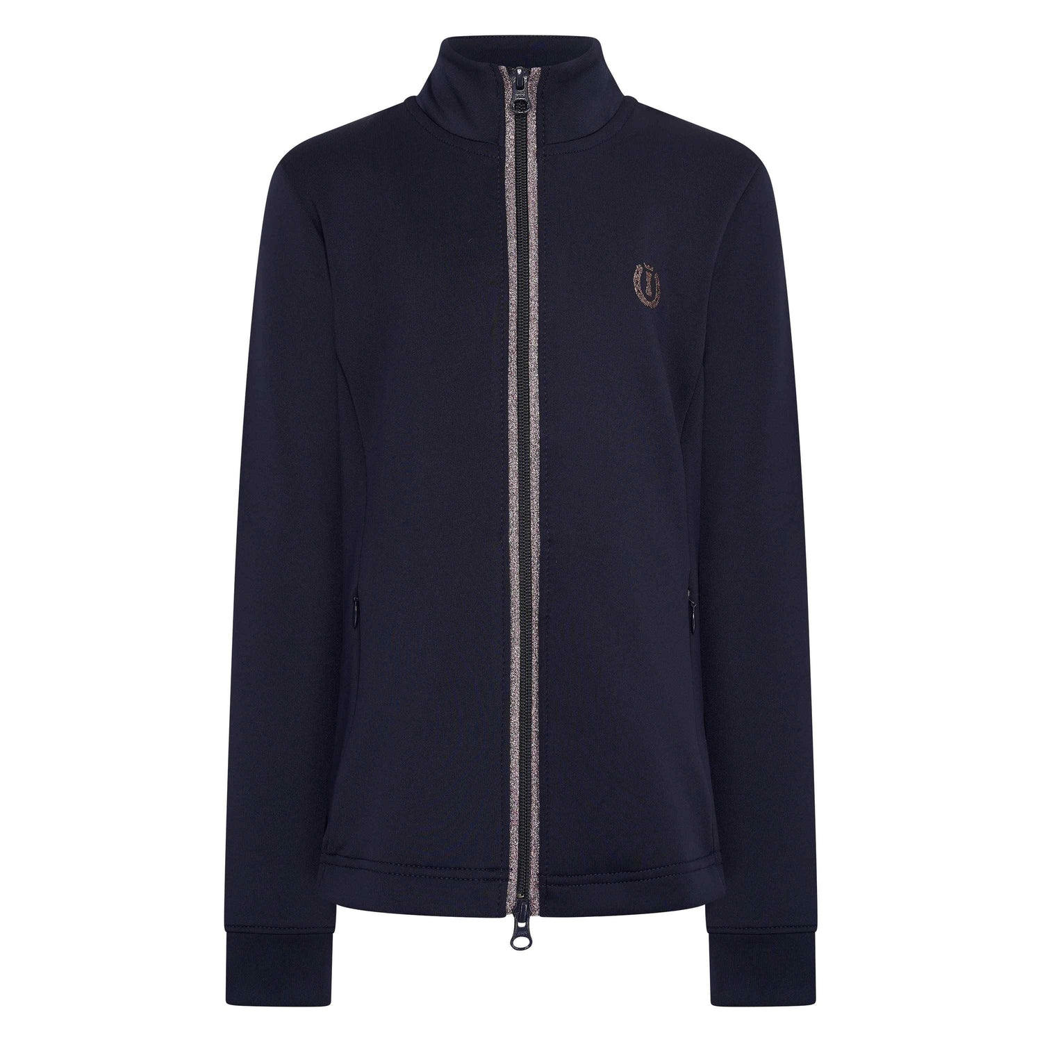 Imperial Riding Children's Izzy Sun Tech Cardigan #Colour_navy
