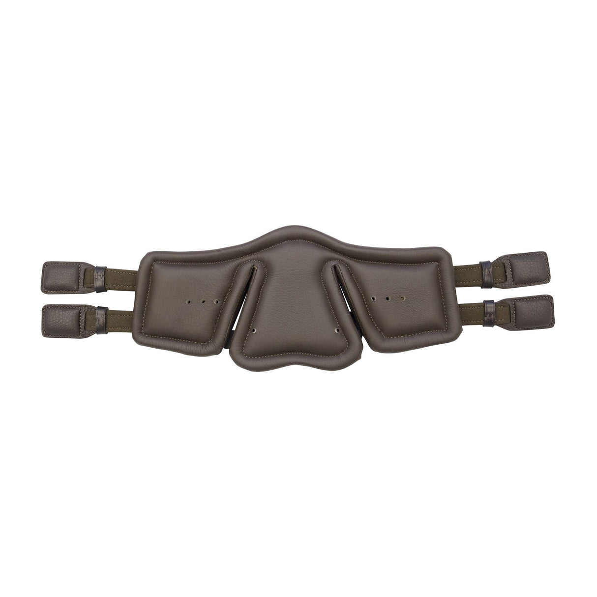 Stubben Equi-Soft® Saddle Girth with Cover - Ebony #colour_vachette-leather-ebony