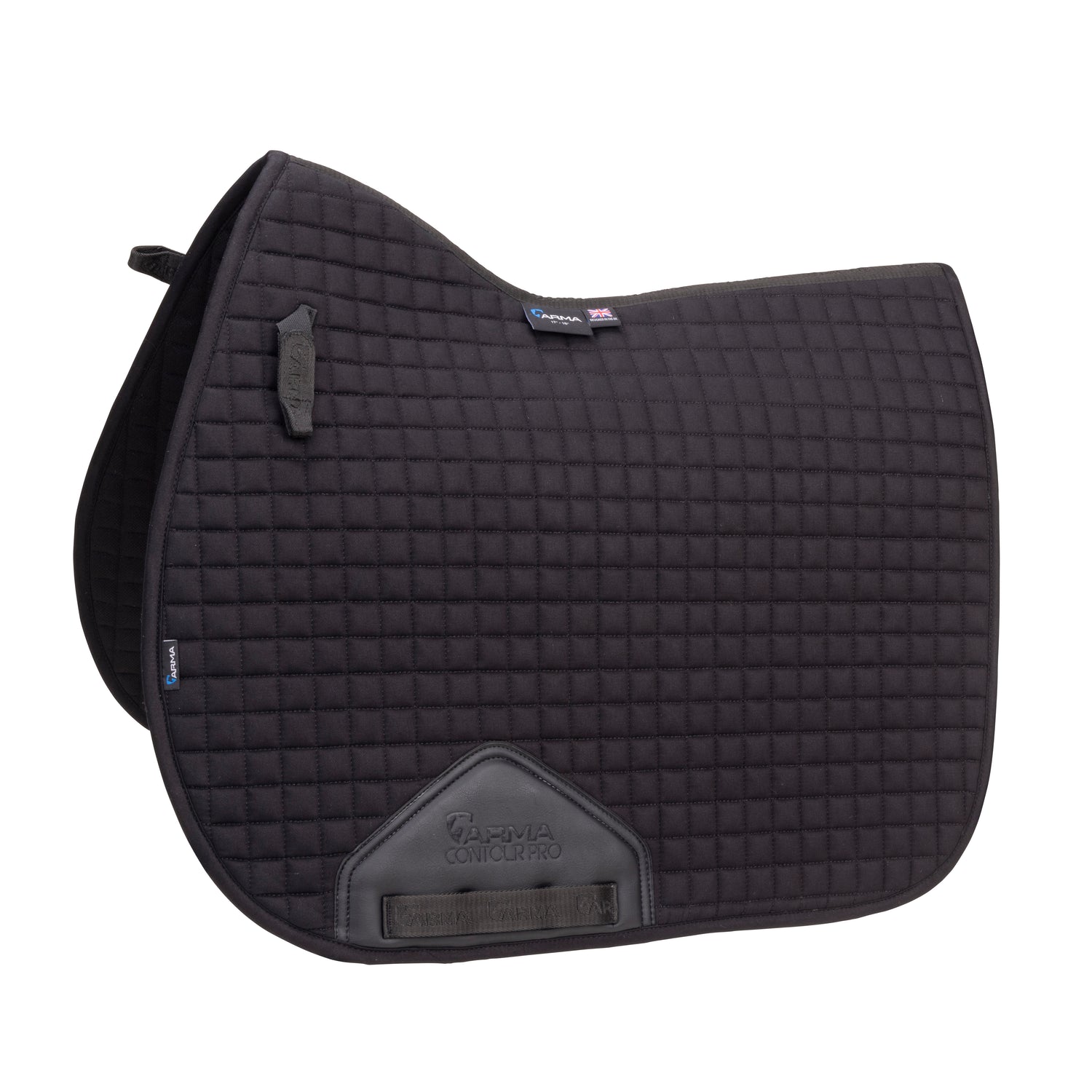 Shires ARMA Deluxe Cotton Saddlecloth #colour_black