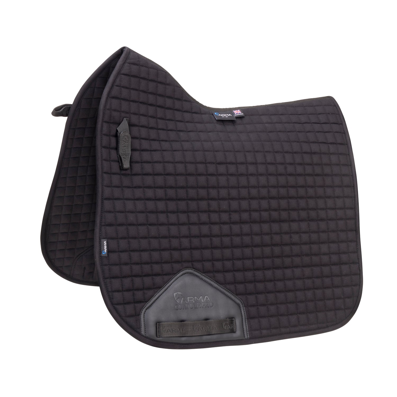 Shires ARMA Deluxe Cotton Dressage Saddlecloth #colour_black