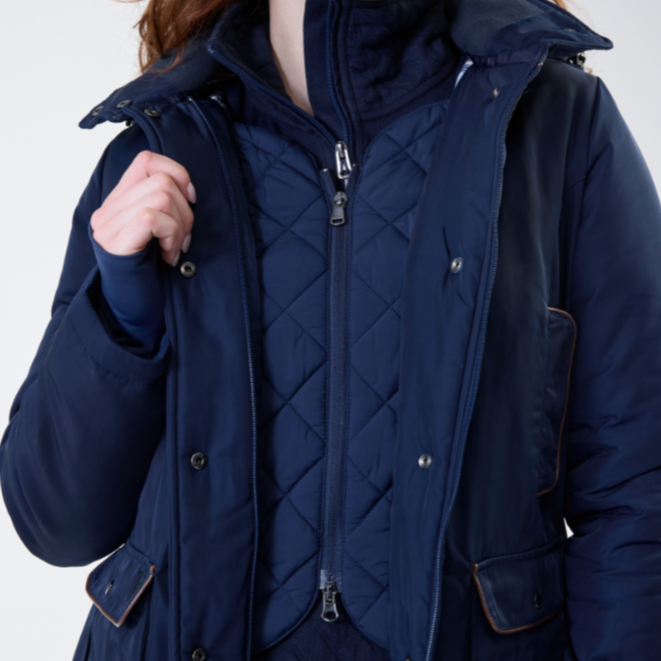 Horseware Ireland Newmarket Coat #colour_core-navy