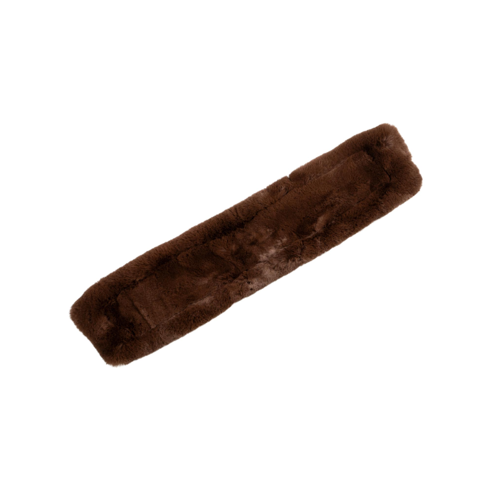 Acavallo Girth Sleeve Classic Gel Faux Sheepskin #colour_brown