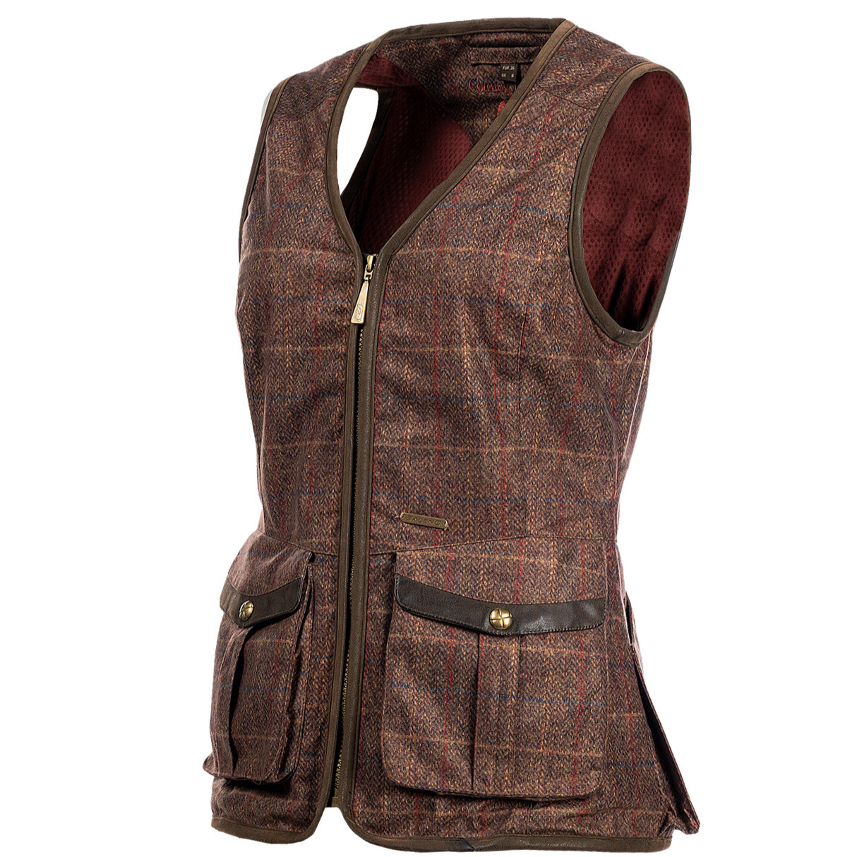 Baleno Kenwood Ladies Shooting Vest #colour_check-brown
