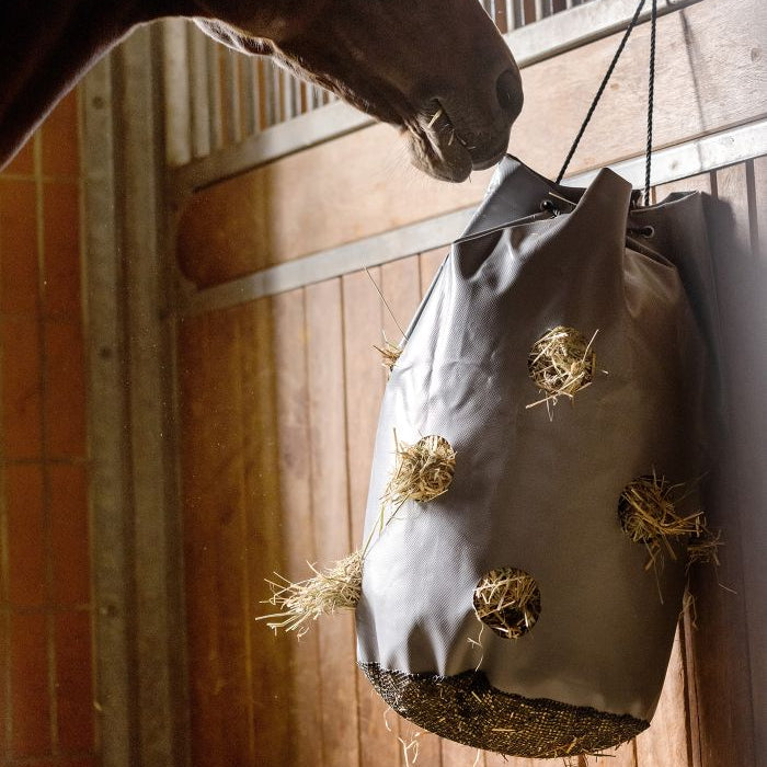 Waldhausen Hay Bag With Mesh Bottom #colour_grey
