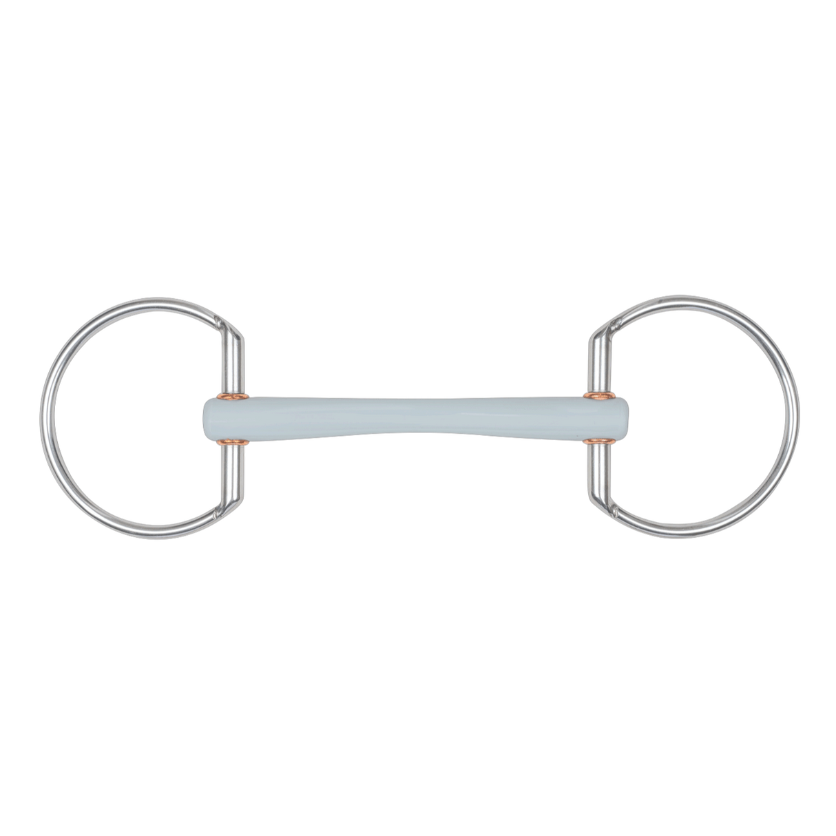 Beris Soft 7.5cm Ring Eggbutt Olive Head Thin Comfort Bar Bit