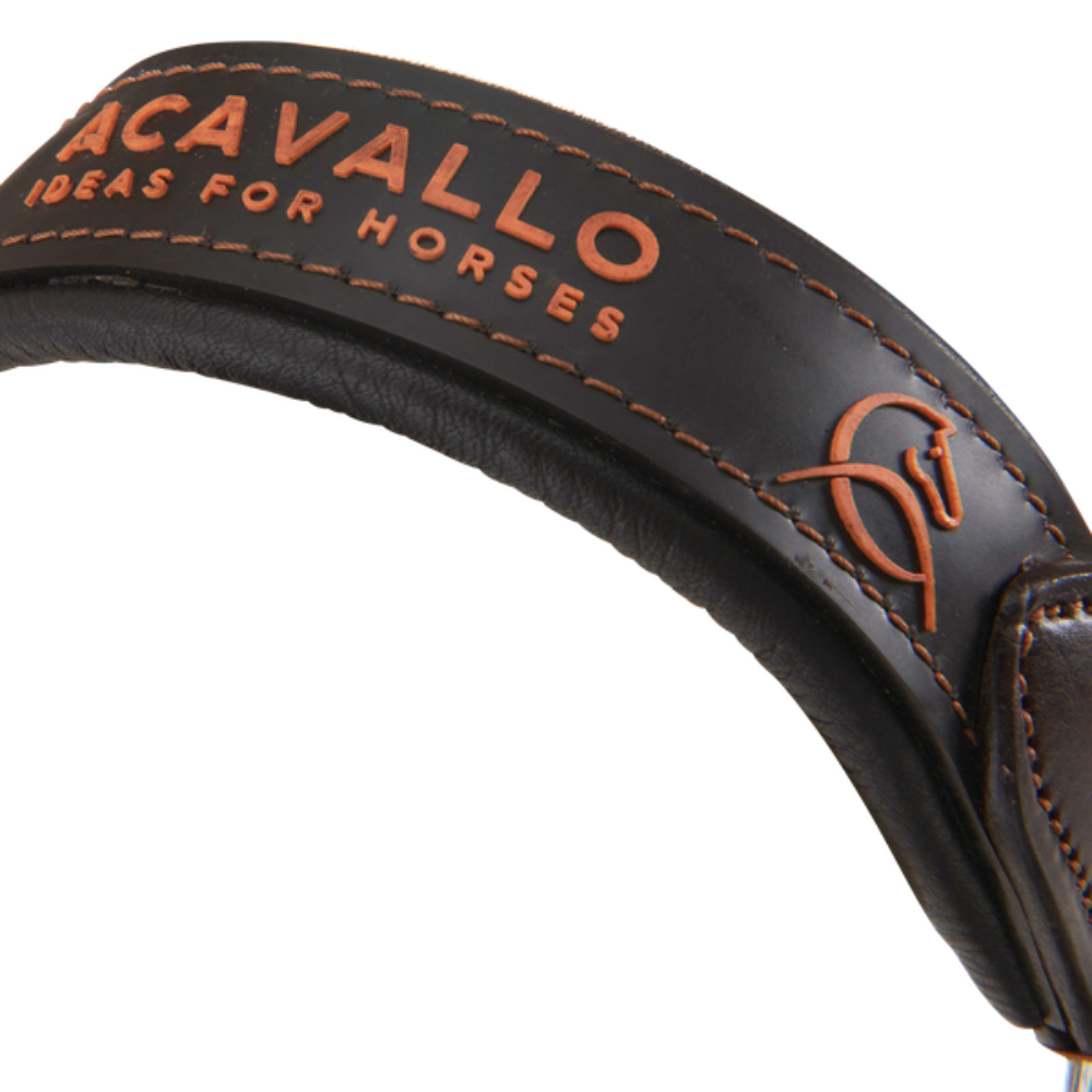 Acavallo Three-Point Breastplate Calfskin #colour_brown
