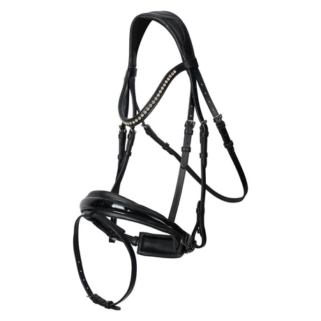 Imperial Riding Fria Bridle #colour_black-lack-crystal