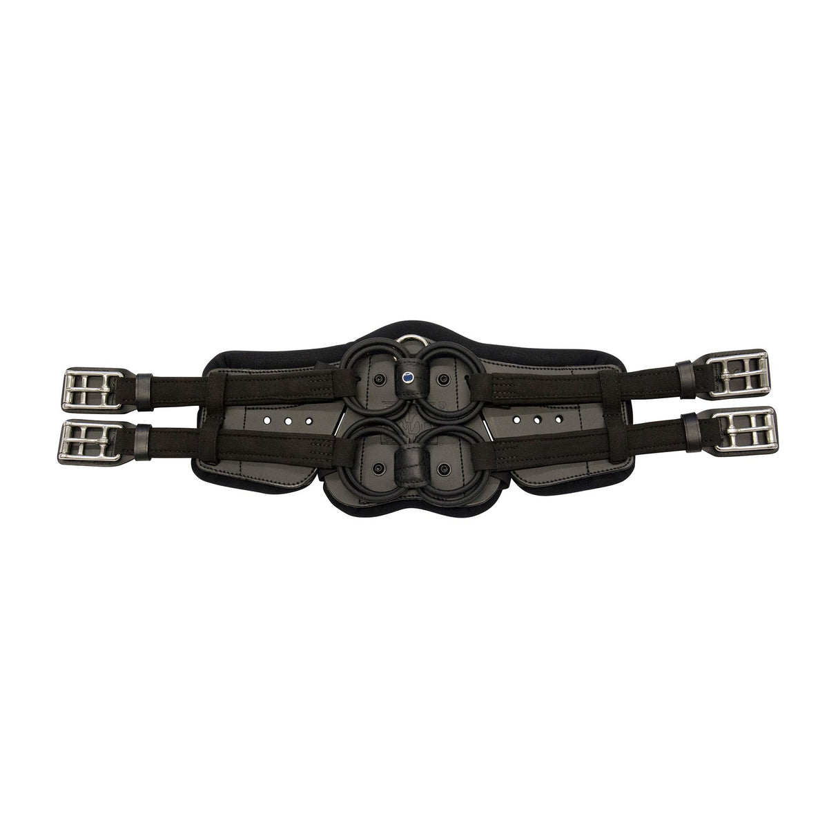 Stubben Equi-Soft® Short Saddle Girth with Cover - Black #colour_neoprene-black