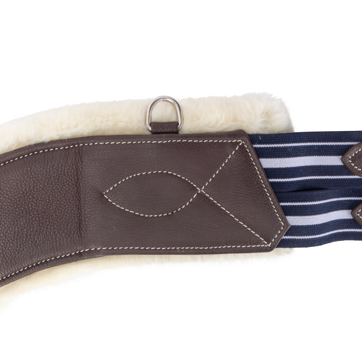 Shires Velociti Lusso Elite Anatomical Girth #colour_havana