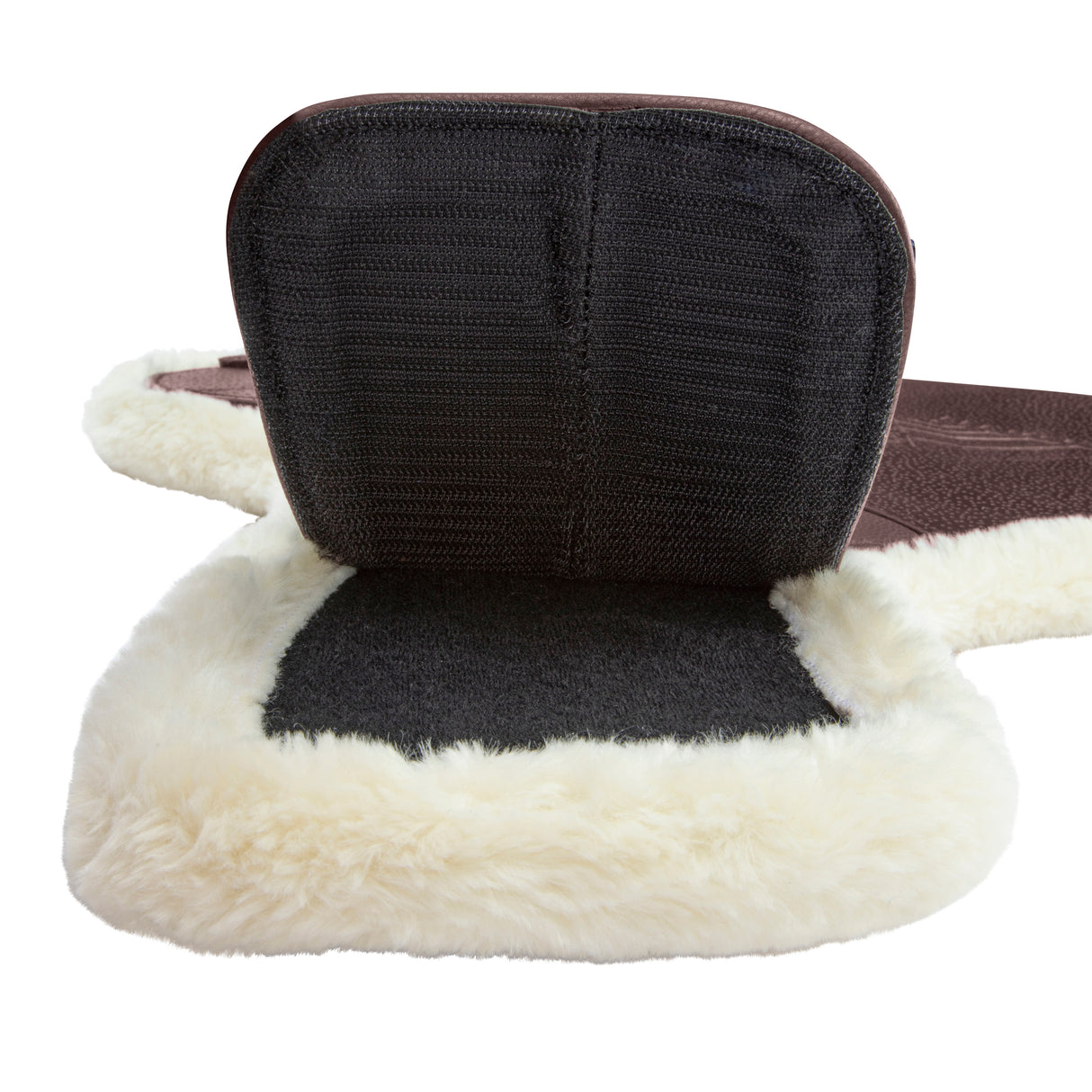 Shires Velociti Lusso Elite Short Stud Girth #colour_havana