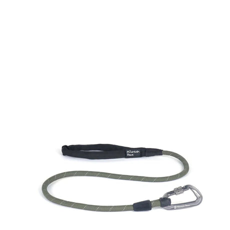 Mountain Paws Rope Dog Lead #colour_olive-green
