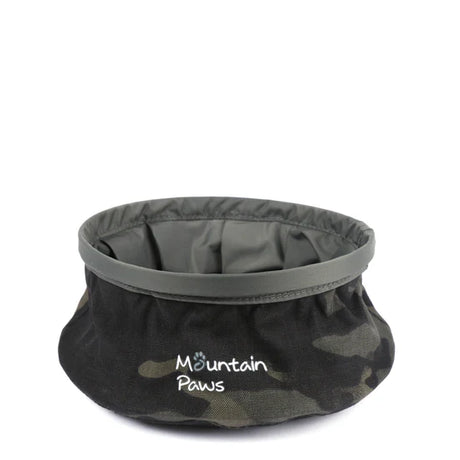 Mountain Paws Collapsible Dog Water Bowl #colour_camo