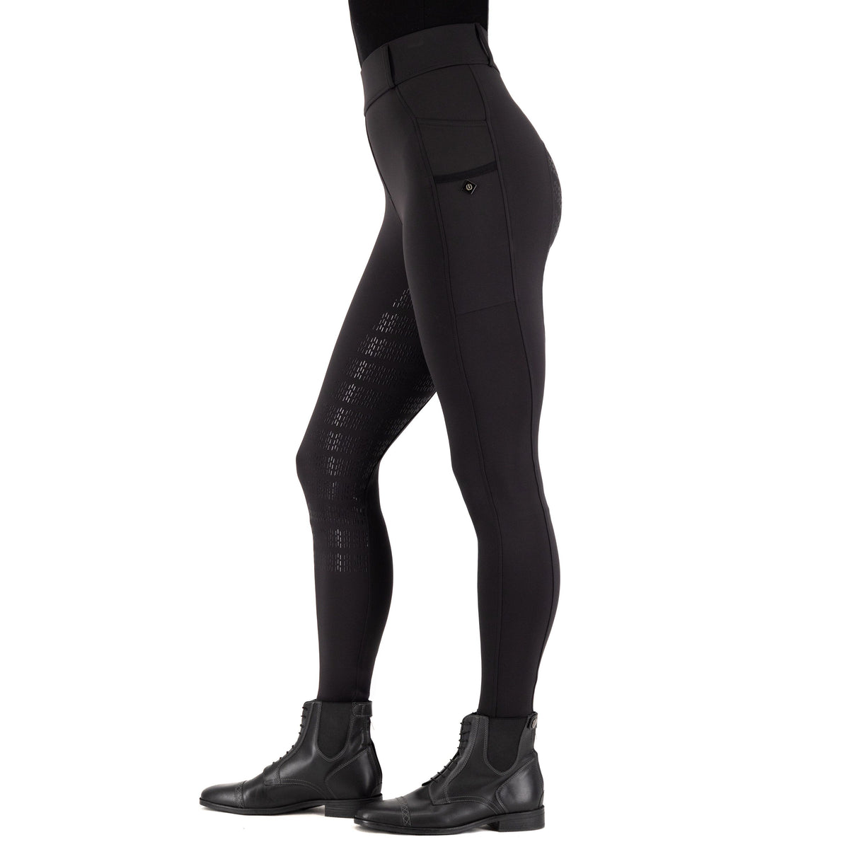 Imperial Riding Women's Tamara Full Grip Riding Tights #colour_black