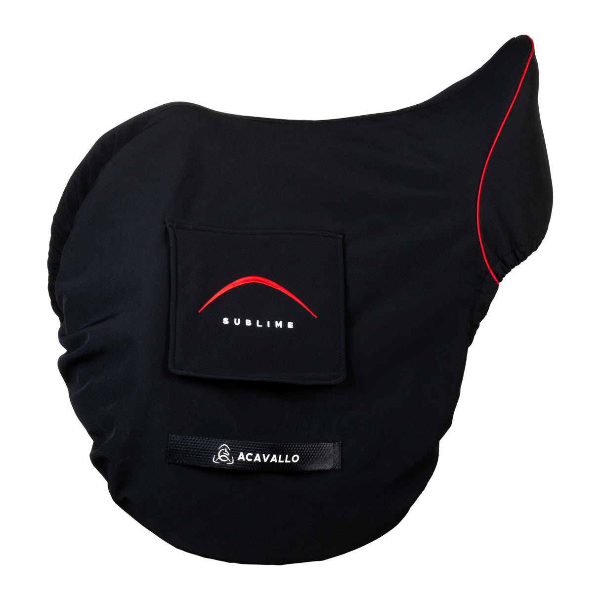 Acavallo Sublime Jumping Saddle Cover Bag #colour_black