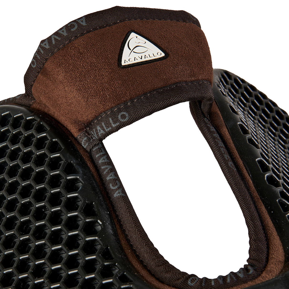 Acavallo Pad Mf-S Wfs Suede Rear Sheepskin Hexagonal Gel Flat #colour_brown-brown