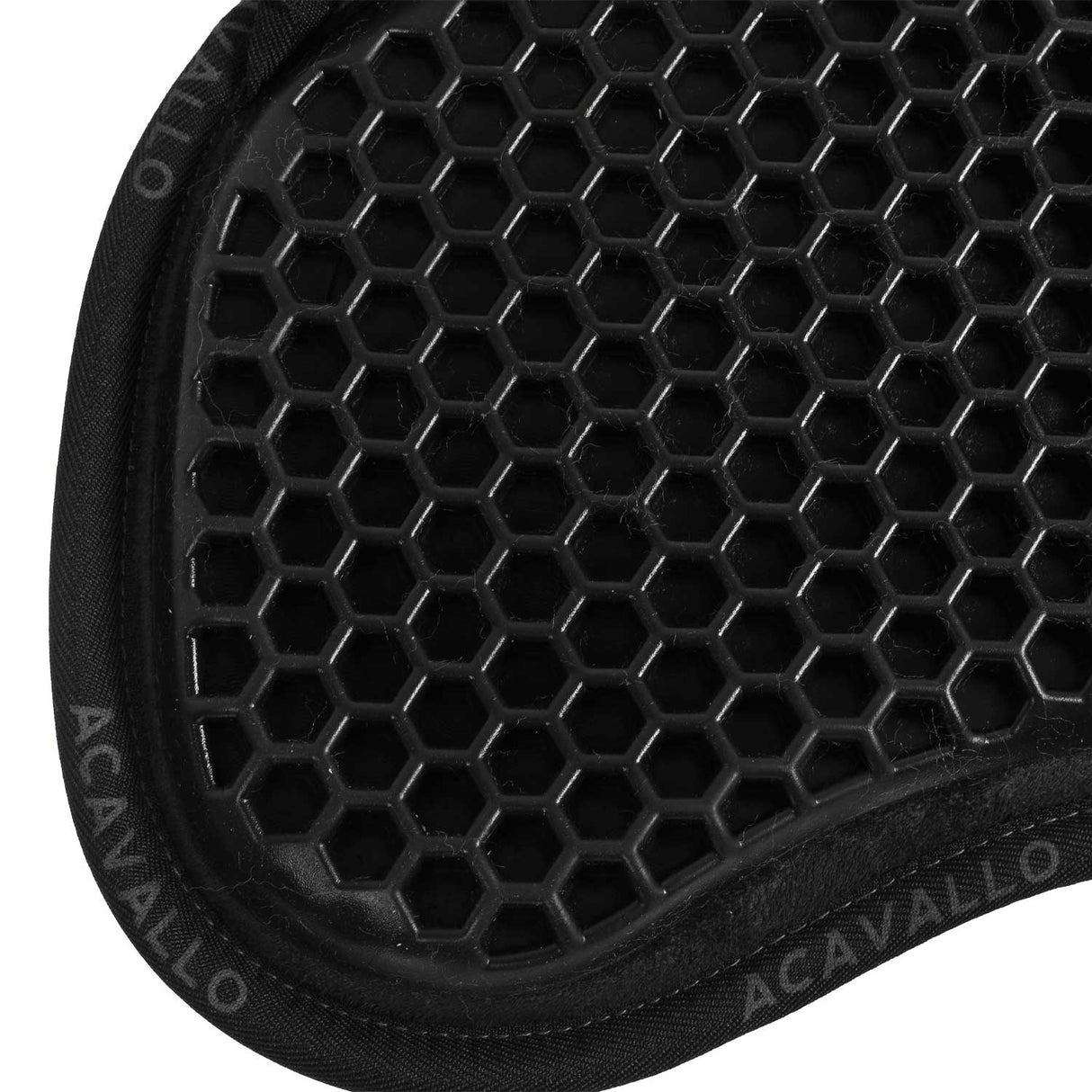 Acavallo Pad Mf-S Wfs Suede Rear Sheepskin Hexagonal Gel Flat #colour_black-white