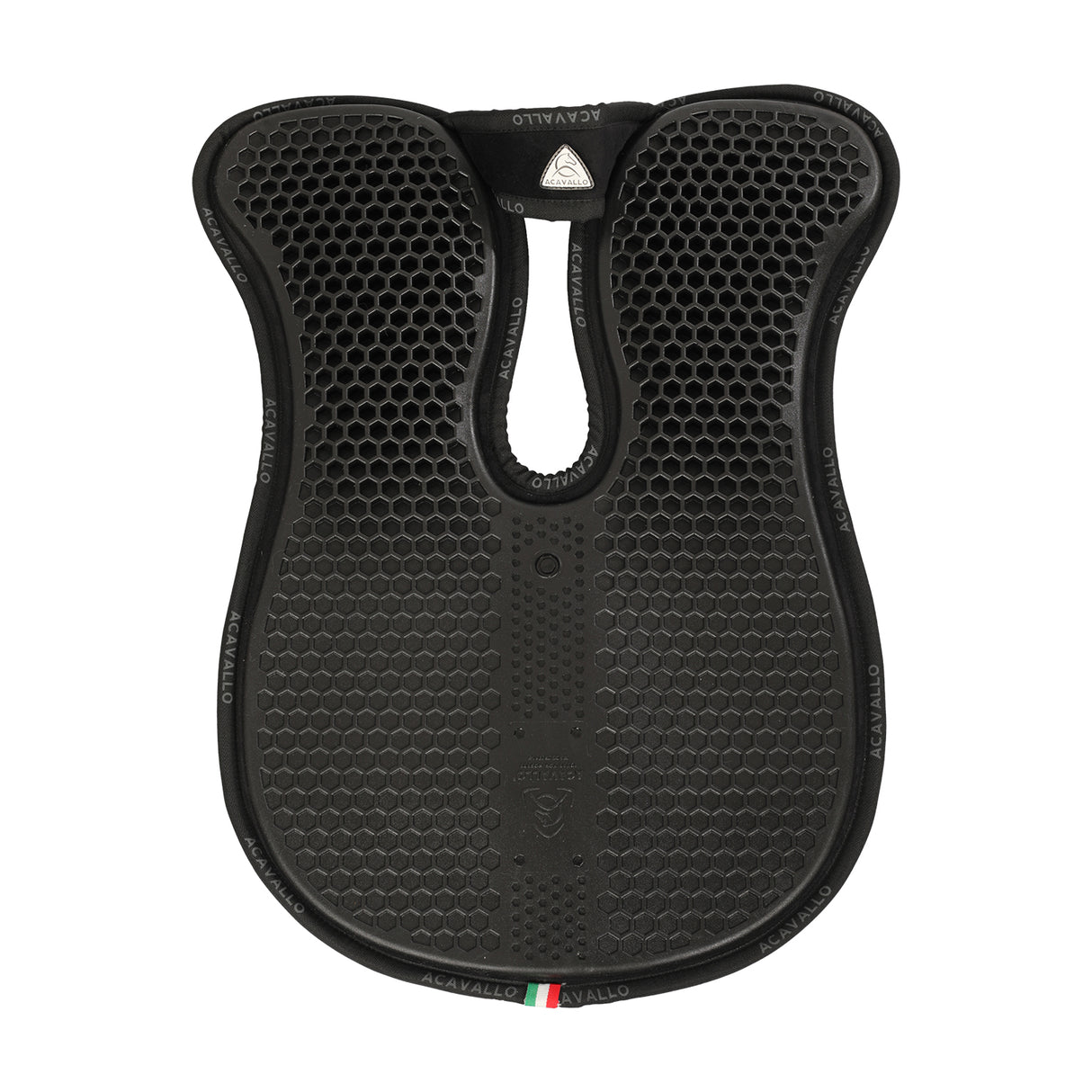 Acavallo Pad MF WFS Suede Hexagonal Gel Front Riser #colour_black