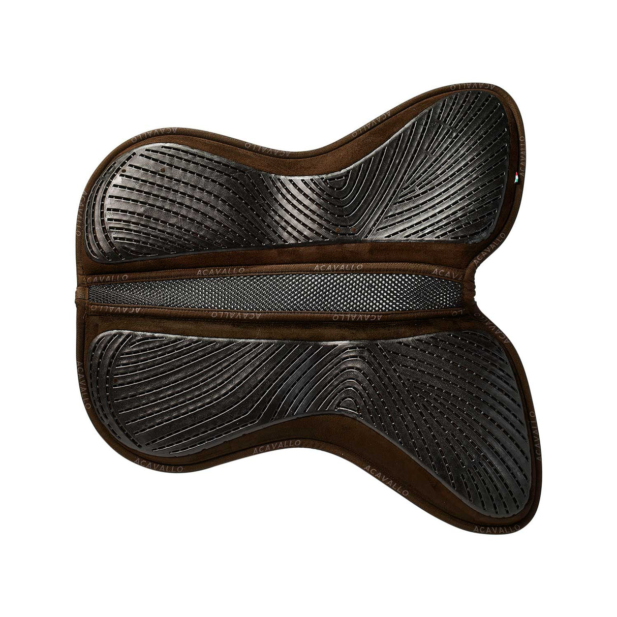 Acavallo Pad Mf Jccs Sw-3Ds Suede Double Sided Grip Flat #colour_brown