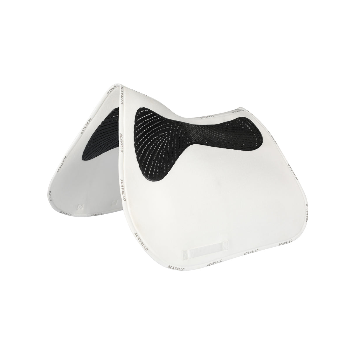 Acavallo Saddle Pad JS CW-CS Twin Sided Gel Grip #colour_white