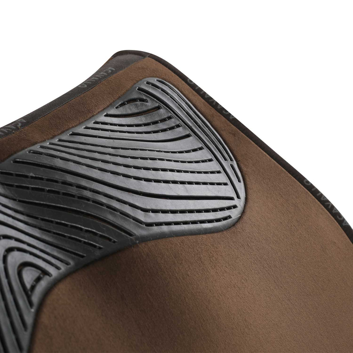 Acavallo Saddle Pad JS CW-CS Twin Sided Gel Grip #colour_brown