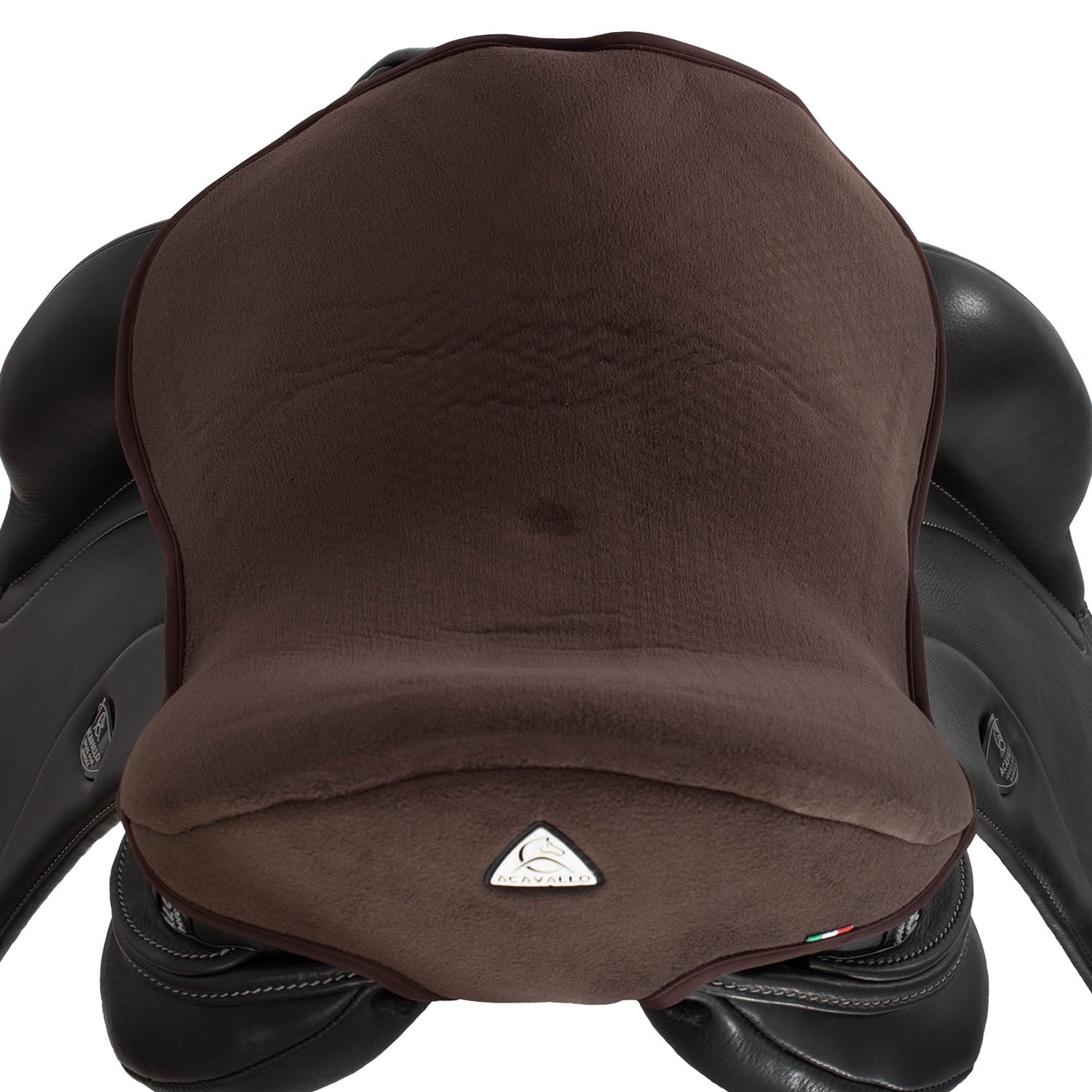 Acavallo Dressage 10mm Gel Seat Saver Dri-Lex #colour_brown