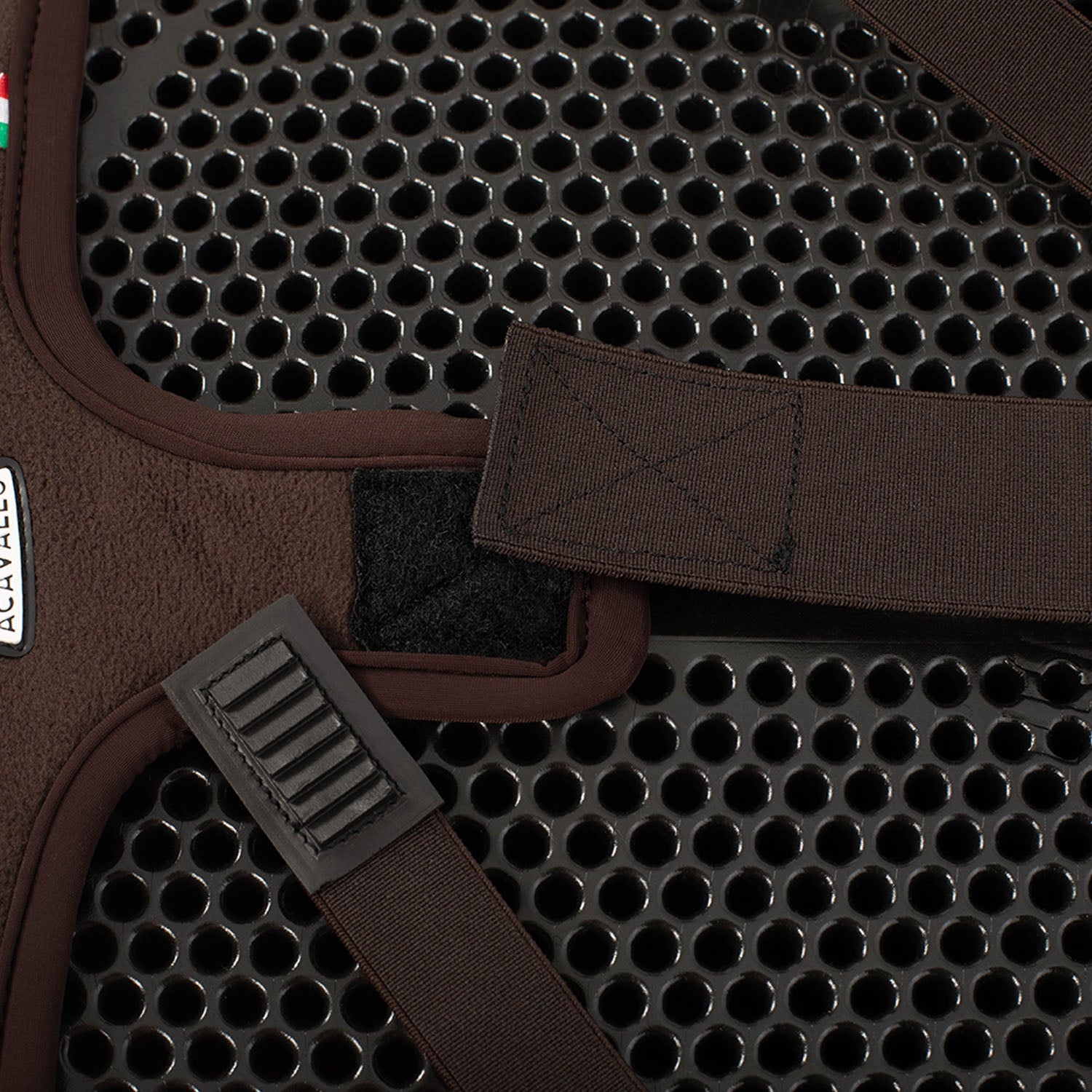 Acavallo Standard Seat Saver Jumping Classic Gel-In Dri-Lex 20mm #colour_brown