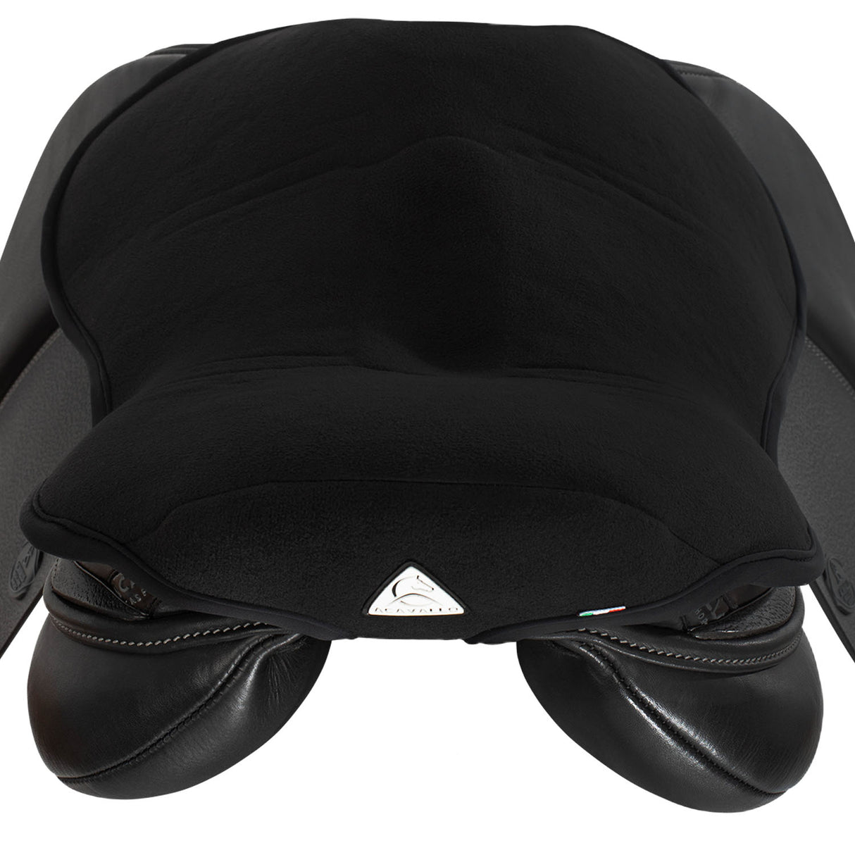 Acavallo Ortho-Pubis Seat Saver Jumping Classic Gel-In Dri-Lex 20mm #colour_black