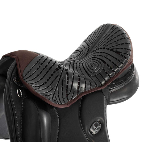 Acavallo Standard Seat Saver Dressage Air Plus Gel-Out Dri-Lex 10mm #colour_brown