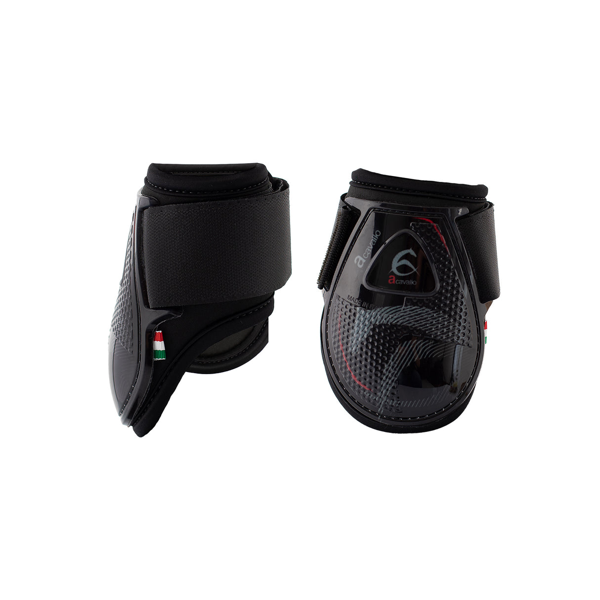 Acavallo Opera Young Fetlock Boots Classic Gel #colour_black