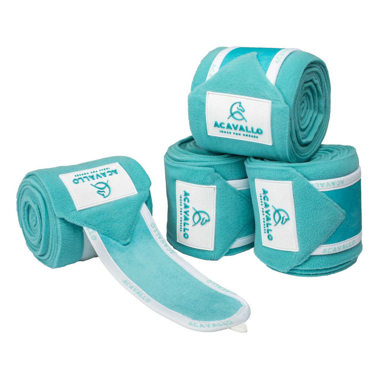Acavallo Special Edition Bandages Anti-Pilling Fleece #colour_blue