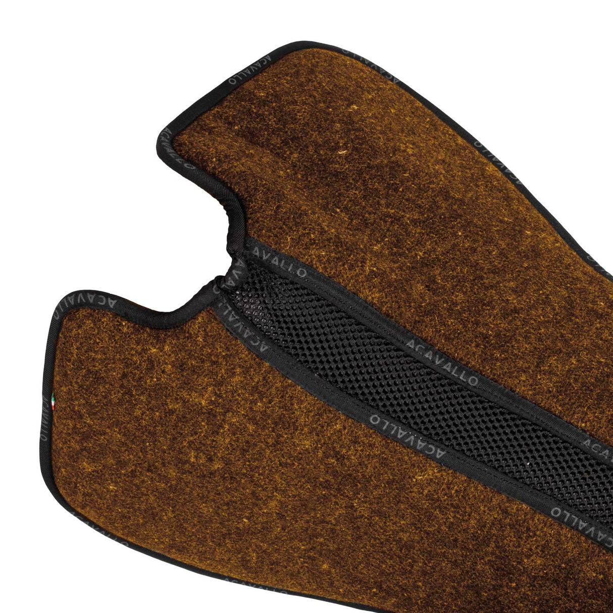 Acavallo Pad Mf Ds Sw-3Ds Double Felt Flat #colour_brown