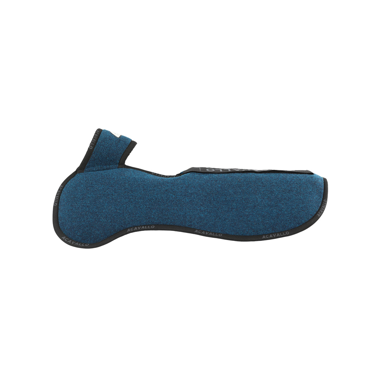 Acavallo Pad Piuma WFS Pocket Double Felt Rear Riser #colour_blue