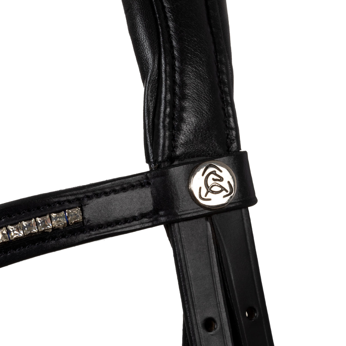 Acavallo Olympia Bridle Calfskin #colour_black