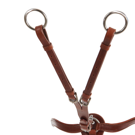 Acavallo Five-Point Breastplate Calfskin #colour_cognac