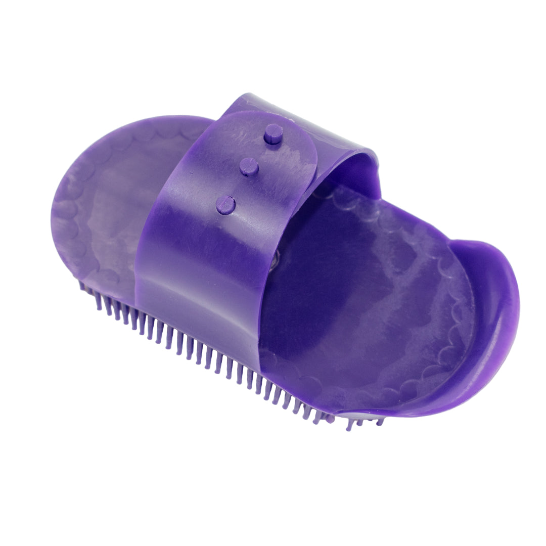 GS Equestrian & Country Plastic Curry Comb #colour_purple