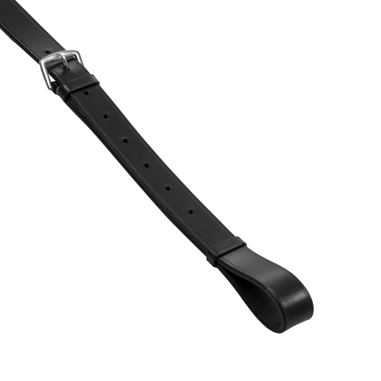 Equestro Reins With Leather And Rubber Martingale